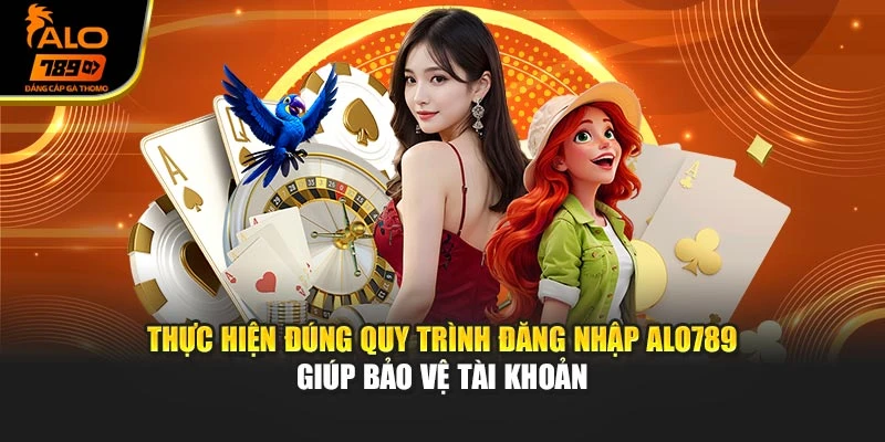 Thực hiện đúng quy trình đăng nhập Alo789 giúp bảo vệ tài khoản